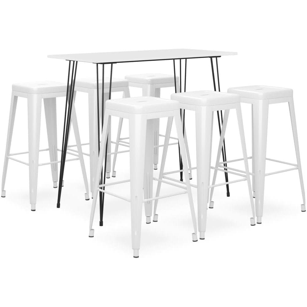 Set da Bar 7 pz Bianco - Foto 1