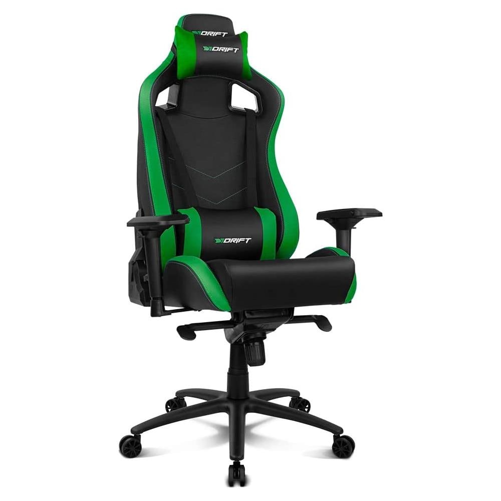 Dr500g Sedia Gaming Reclinabile Nylon Solido Verde - Foto 1