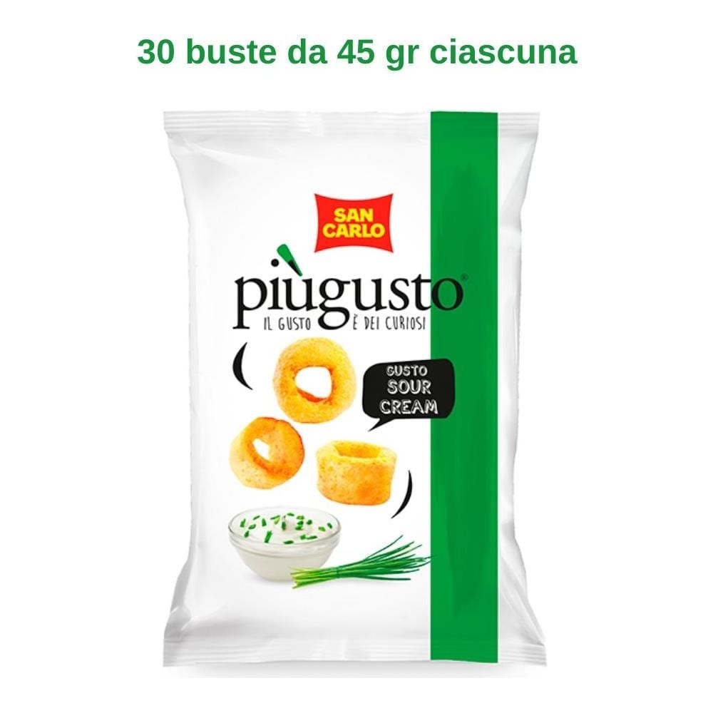 San Carlo Piu' Gusto Sour Cream 30 Buste Da 45 Gr - Foto 1