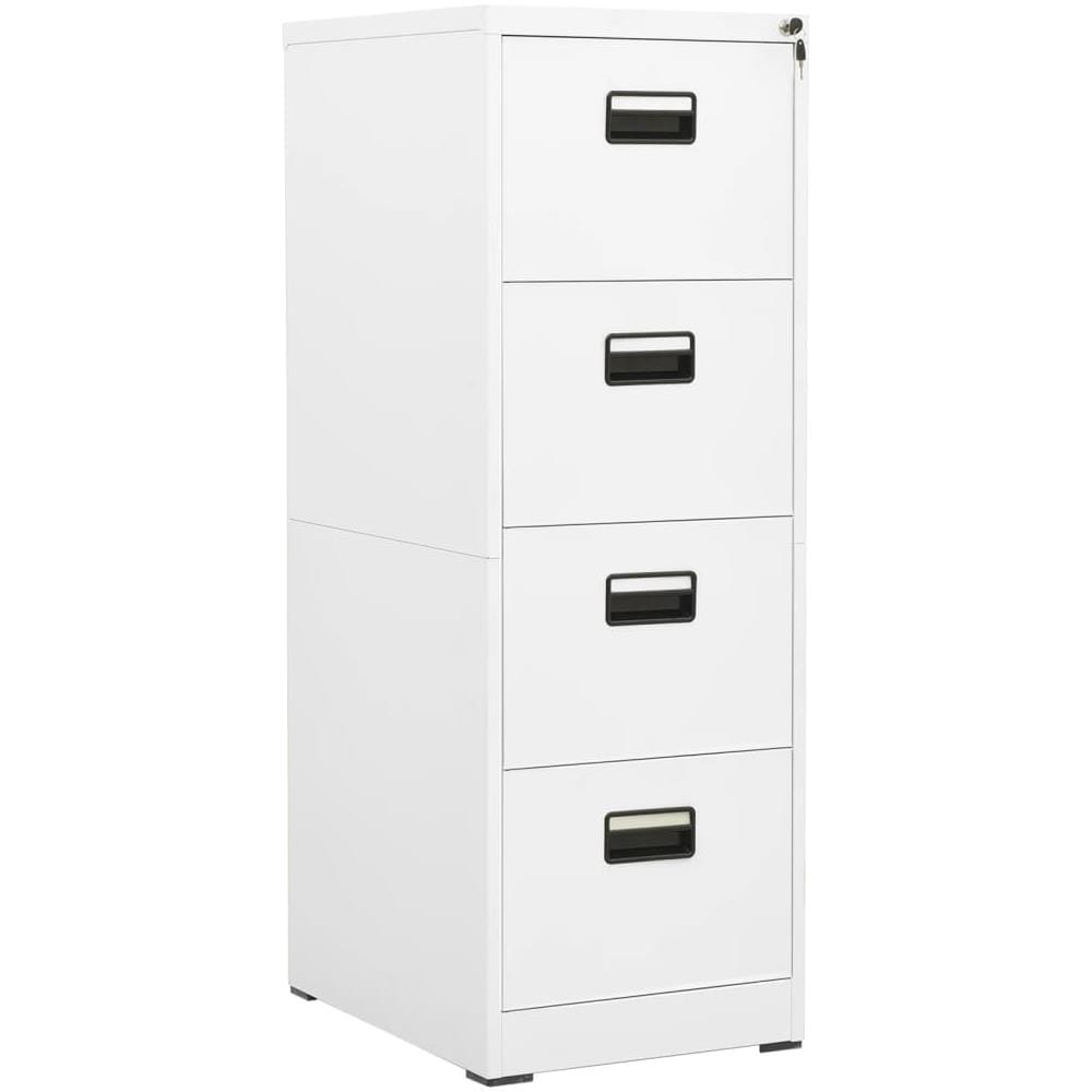 Armadio Classificatore Bianco 46x62x133 cm in Acciaio - Foto 1