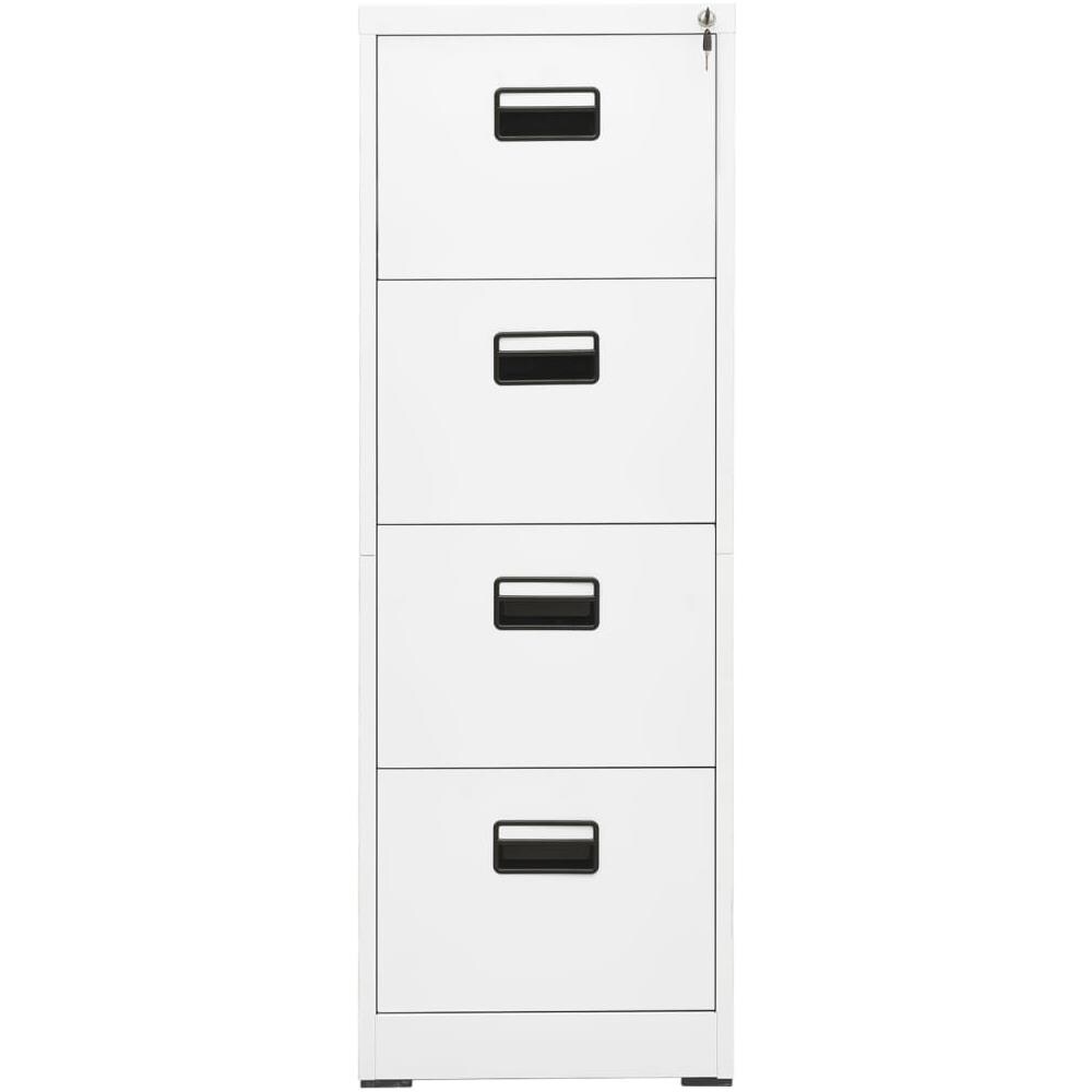 Armadio Classificatore Bianco 46x62x133 cm in Acciaio - Foto 2