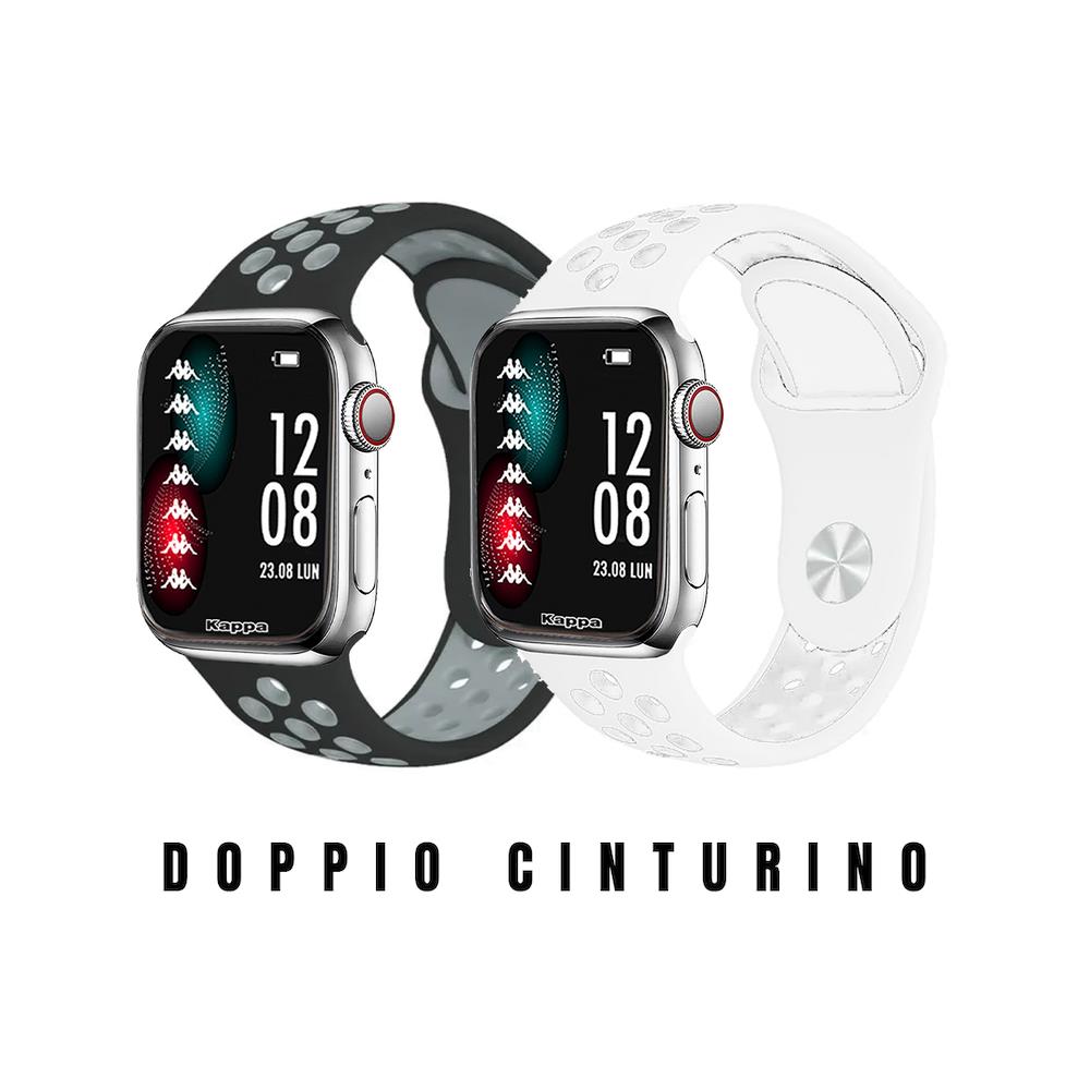 Smartwatch KW-P005 Impermeabile 3 ATM Display Touch con Bluetooth Cardiofrequenzimetro Silver - Italia - Foto 2