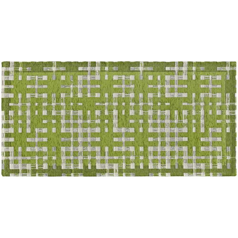 Tappeto Arredo Salotto Antiscivolo Scendiletto Camera Dis. Dama By Suardi 140x200 Verde - Foto 1