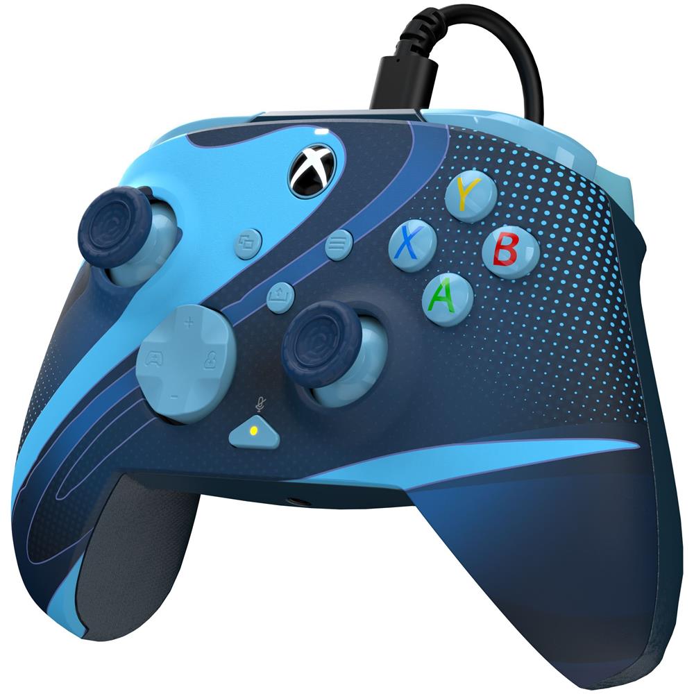 Rematch Glow Advanced Wired Gaming Controller Blue Tide Per Xbox Series X |s, Xbox One E Windows 10/11 - Foto 1