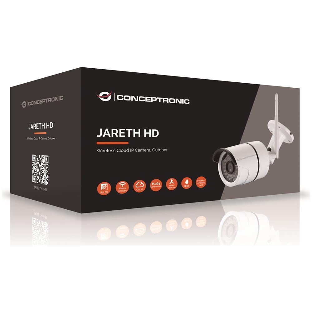 JARETH02W telecamera di sorveglianza Capocorda Telecamera di sicurezza IP Esterno 1280 x 720 Pixel Soffitto /muro - Foto 2