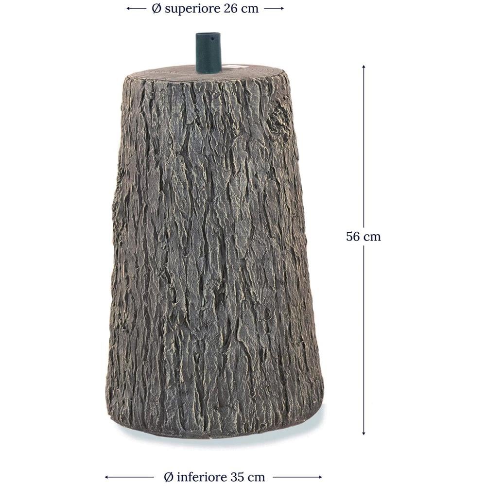 Base Tronco Nature Per Albero Di Natale Effetto Legno Real Touch | Base Rialzata, Ceppo Per Alberi Di Natale Fino a 270 cm | Supporto Decorativo, Vaso Per Albero Di Natale Design Ultra Realistico - Foto 1