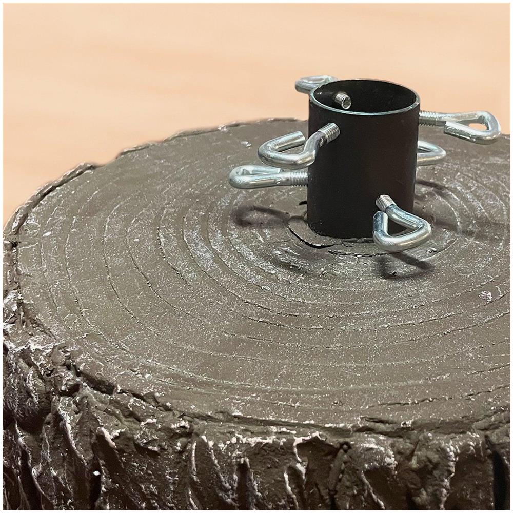 Base Tronco Nature Per Albero Di Natale Effetto Legno Real Touch | Base Rialzata, Ceppo Per Alberi Di Natale Fino a 270 cm | Supporto Decorativo, Vaso Per Albero Di Natale Design Ultra Realistico - Foto 2