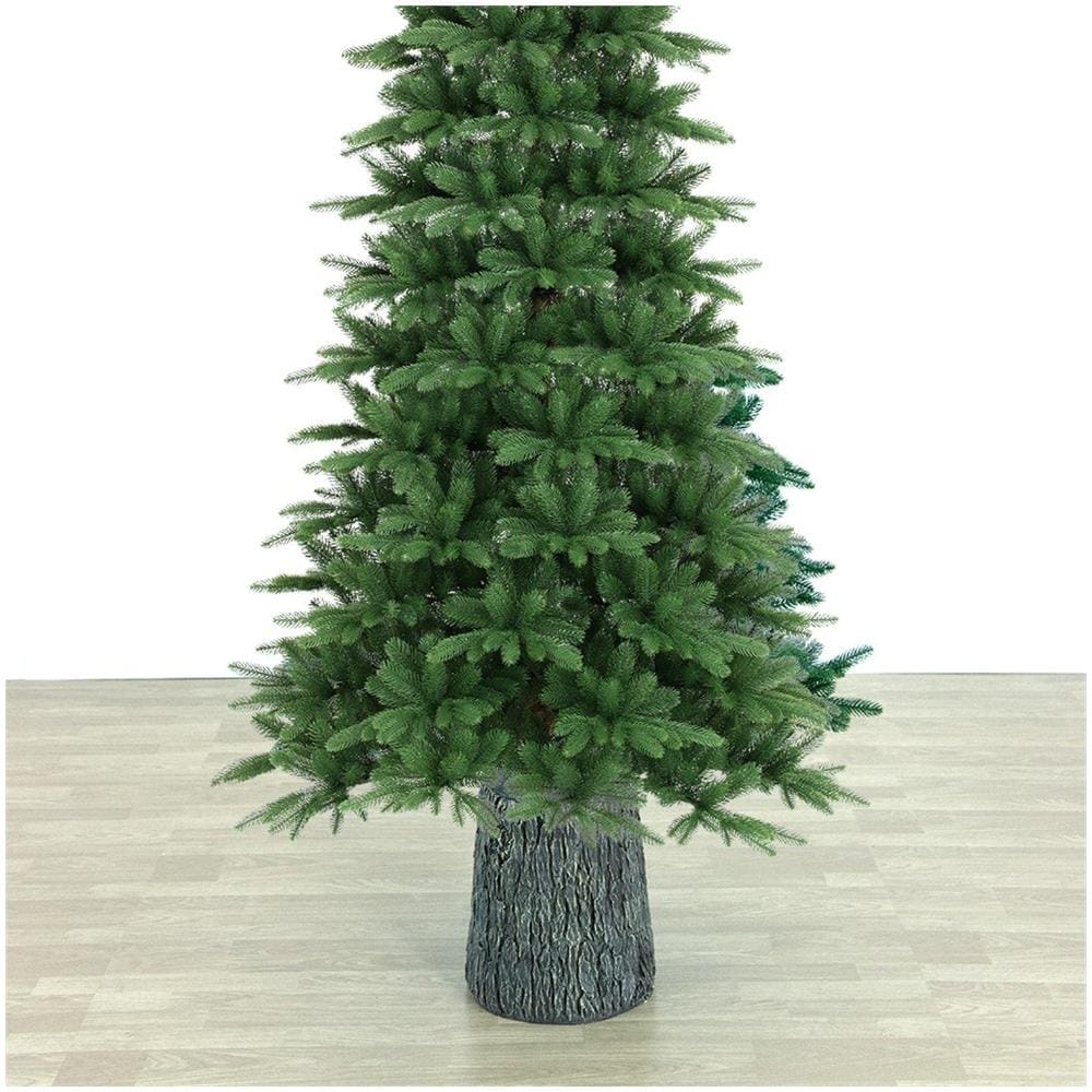 Base Tronco Nature Per Albero Di Natale Effetto Legno Real Touch | Base Rialzata, Ceppo Per Alberi Di Natale Fino a 270 cm | Supporto Decorativo, Vaso Per Albero Di Natale Design Ultra Realistico - Foto 5