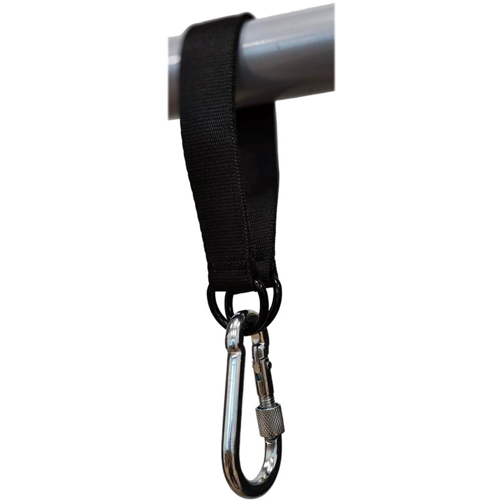 Altalena da giardino per bambini, sedia sospesa, robusta 3-in-1, seggiolino a secchiello, righe crema-bianco - Foto 2