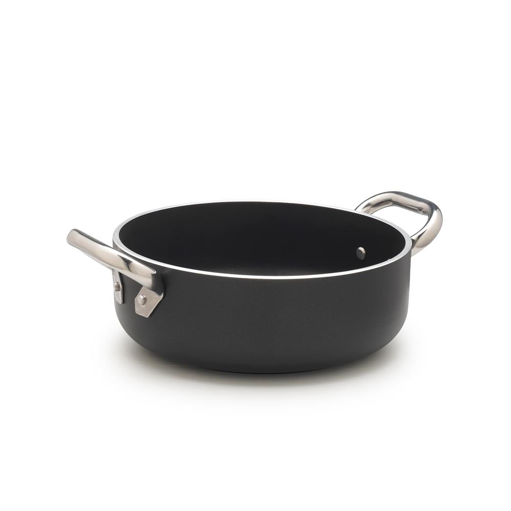 Casseruola 2 Maniglie ad Induzione Diametro 28 cm - Linea Al Black Induzione 5 mm - Foto 1