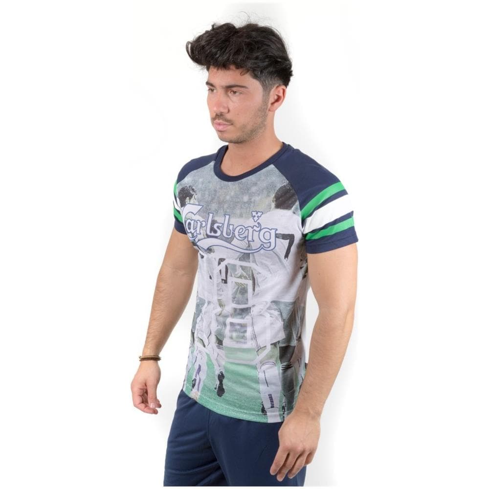 T-shirt Stampa Calcio Blu Xl - Foto 2