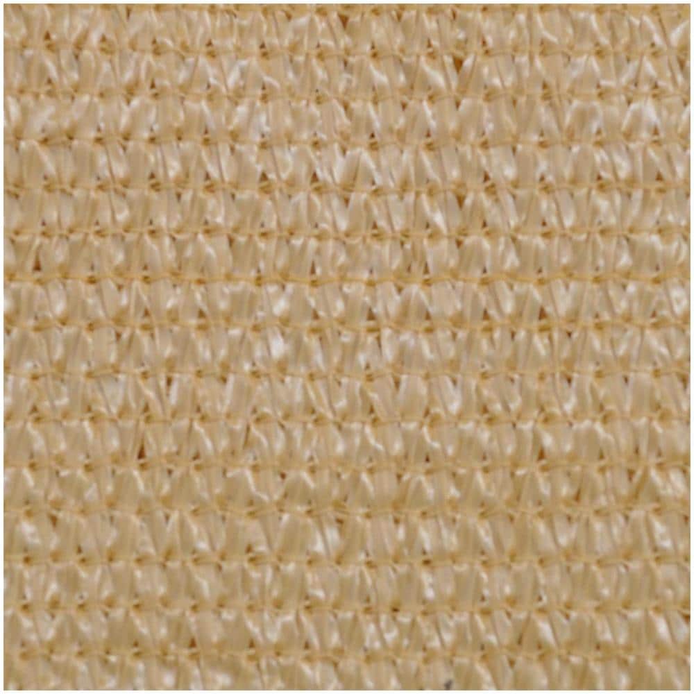 Parasole A Vela Hdpe Triangolare 3,6x3,6x3,6 M Beige - Foto 2