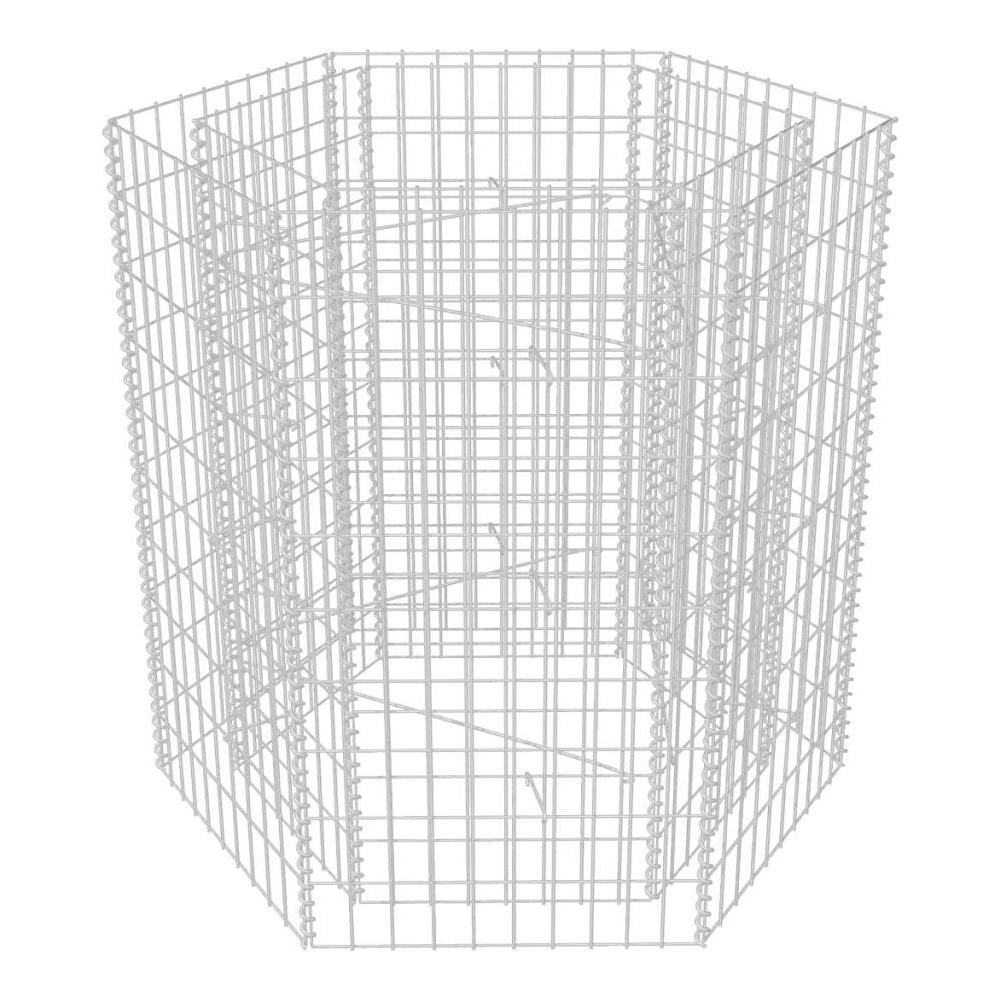 Gabbione Fioriera Esagonale 100x90x100 Cm - Foto 2