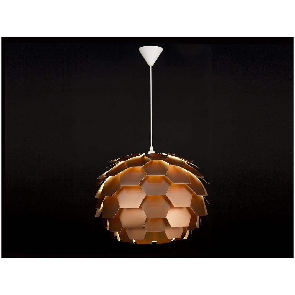 Lampada Da Soffitto Moderna Color Rame Segre Maxi - Foto 2
