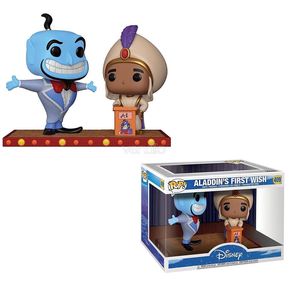 Aladdin Pop Disney Vinile Figura Aladdin E Genio 18 Cm - Foto 1
