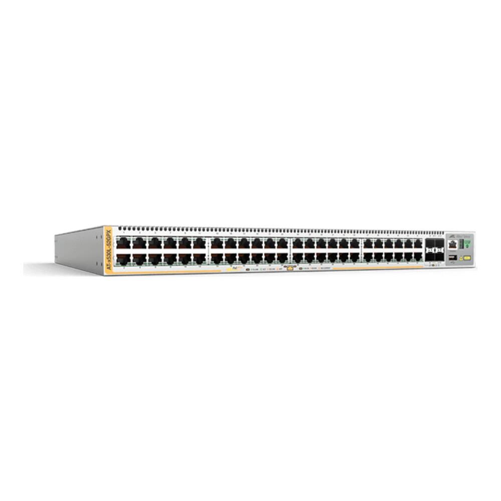 AT-x530L-52GPX-50 Switch Gestito L3 48 Porte Gigabit Ethernet (10/100/1000) Supporto Power over Ethernet (PoE) Colore Grigio - Foto 1