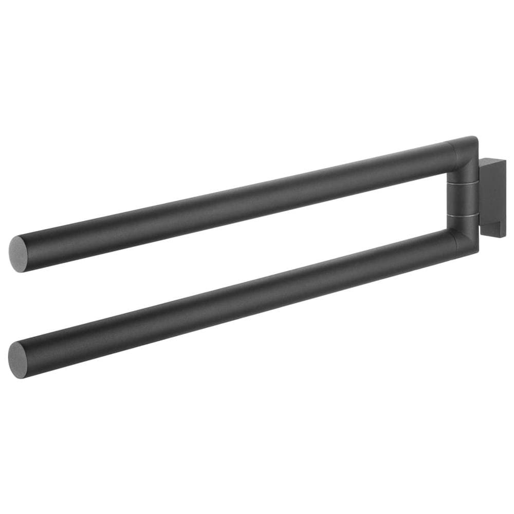 Portasciugamani A 2 Bracci Bold Nero Opaco - Foto 1