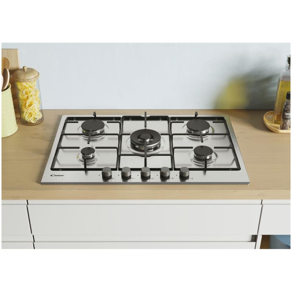 Piano Cottura CDOY7W4X a Gas 5 Fuochi Gas Colore Acciaio Inox - Foto 2