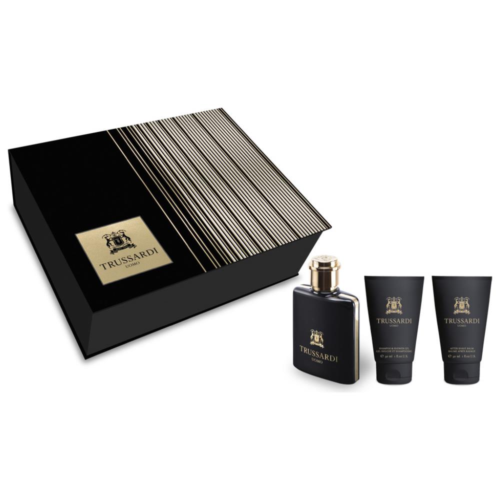 Uomo Set Eau De Toilette 50 Ml+shampoo & Shower Gel 30 Ml+after Shave Balm 30 Ml - Foto 1