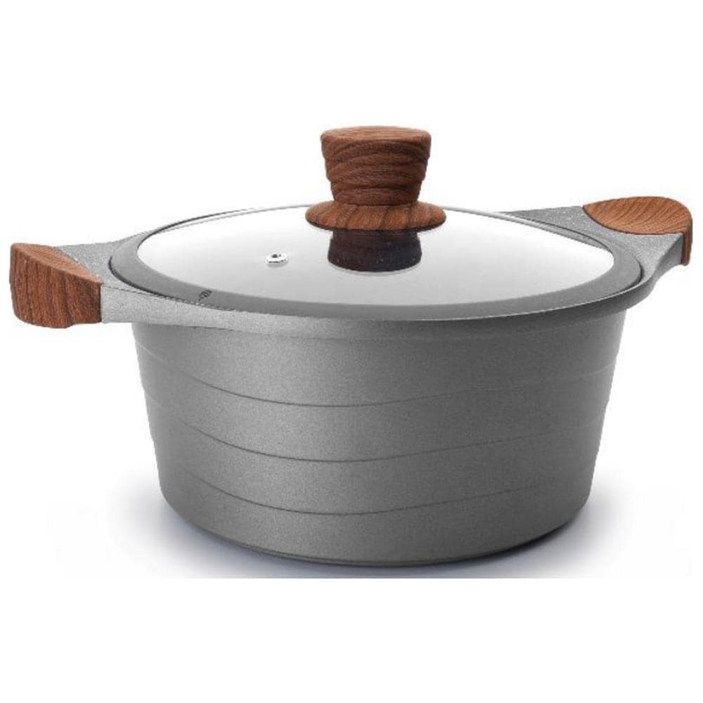 Forno Olandese Antiaderente 24 Cm Grigio - 27324 - Foto 1