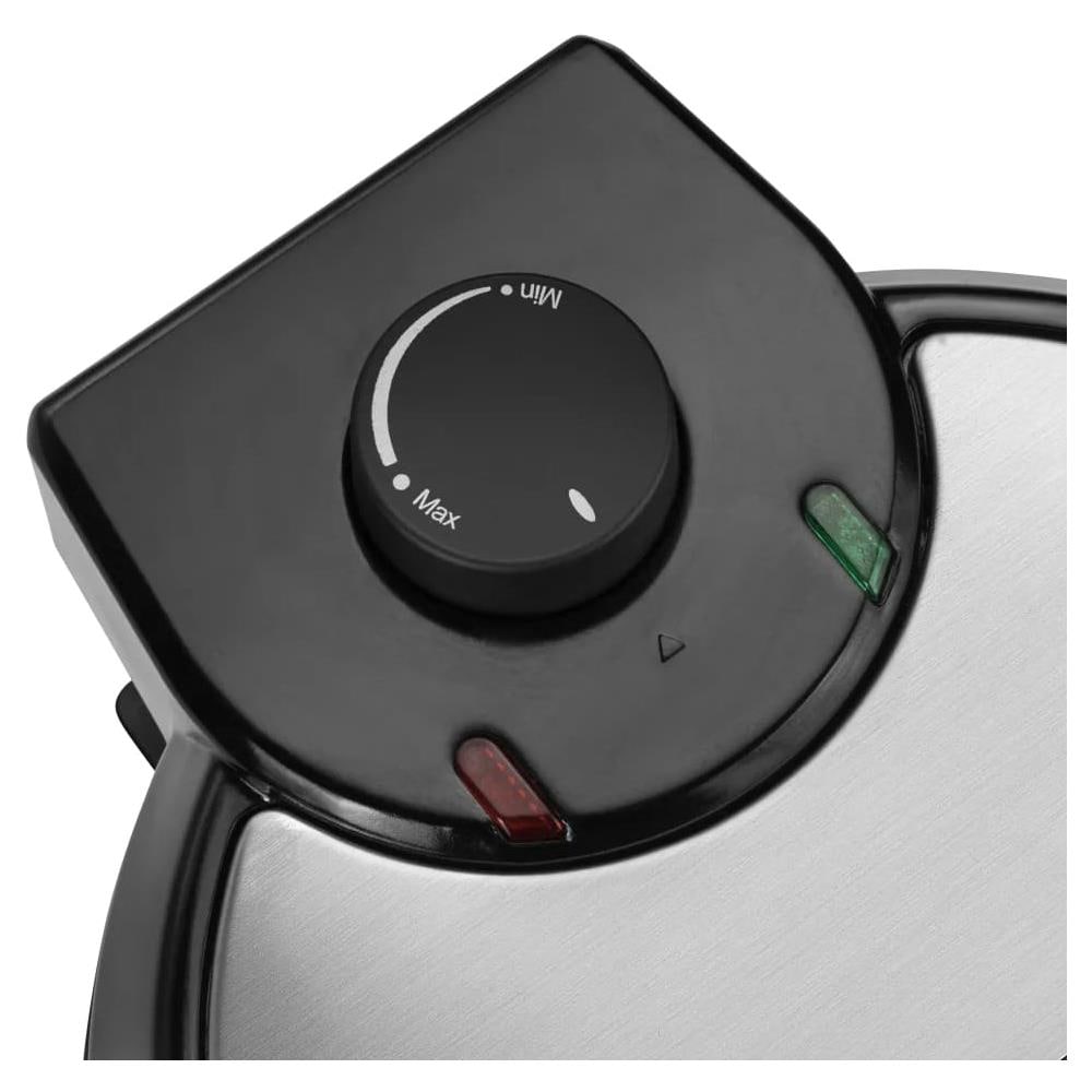 Piastra per Waffle WF-1160700W 5 Waffle Nero e Argento - Foto 2