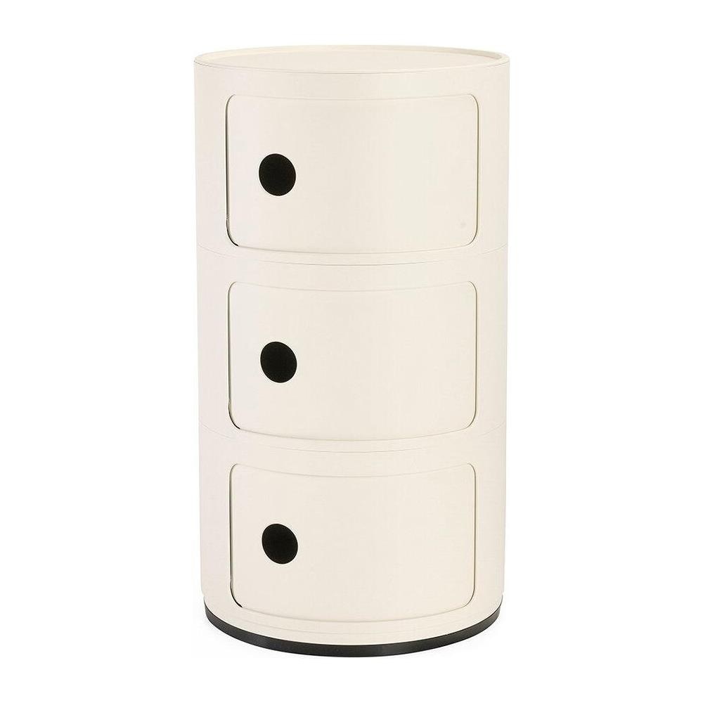 Componibile Kartell 3 Cassetti Bianco Opaco - Foto 1