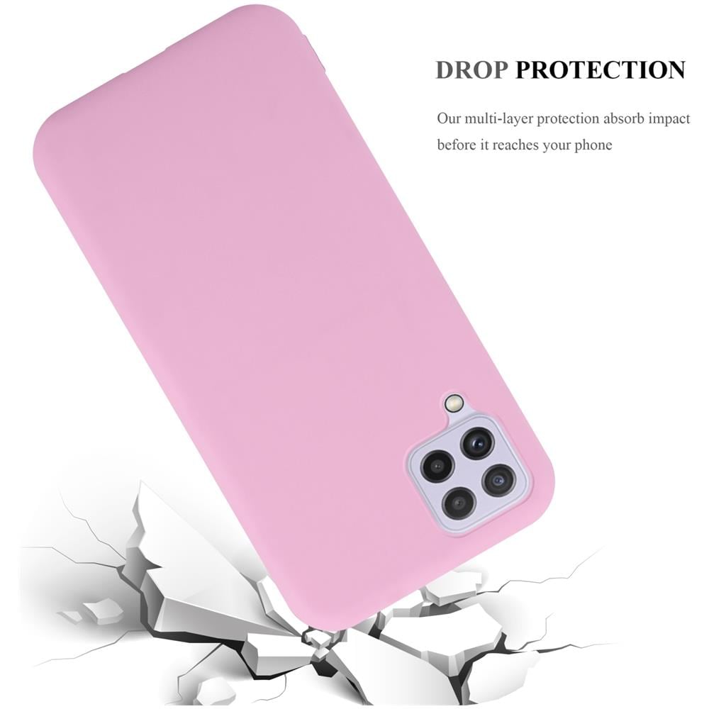 Custodia Compatibile Con Samsung Galaxy A22 4g / M22 / M32 4g In Candy Rosa - Coperchio Protettivo In Silicone Tpu Flessibile - Foto 8