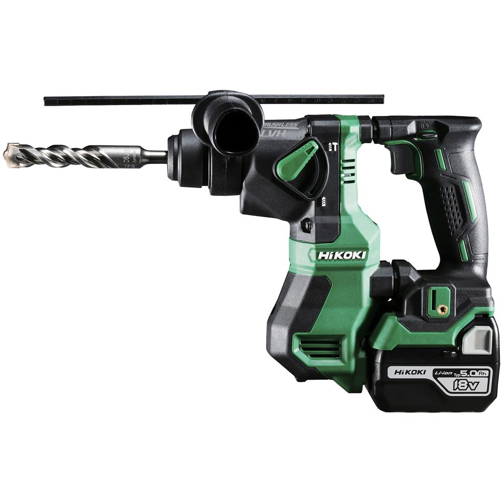 Dh18dpawpz - Martillo Ligero Sds-plus A Bateria 18v Li-ion 2x 5,0 Ah Motor Brushless 1,3 J 0-1080 Rpm 0-5500 Ipm Max. 18 Mm 2,1 Kg Con Maletin Apilable - Foto 1