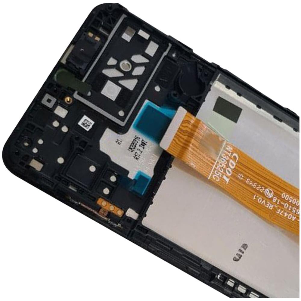 Blocco Completo Per Samsung A04s Schermo Lcd + Vetro Touch Compatibile Nero - Foto 2
