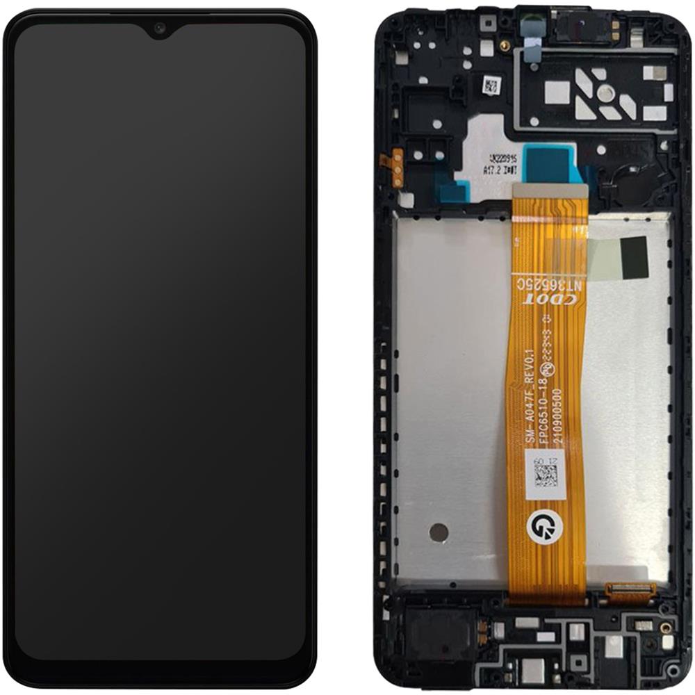 Blocco Completo Per Samsung A04s Schermo Lcd + Vetro Touch Compatibile Nero - Foto 1