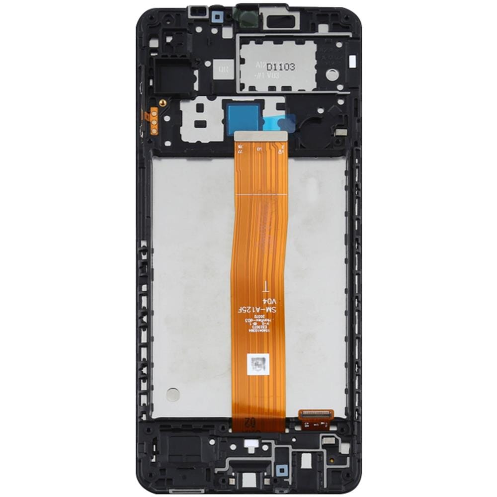 Blocco Completo Galaxy A12 Touchscreen + Frame Originale Nero - Foto 1