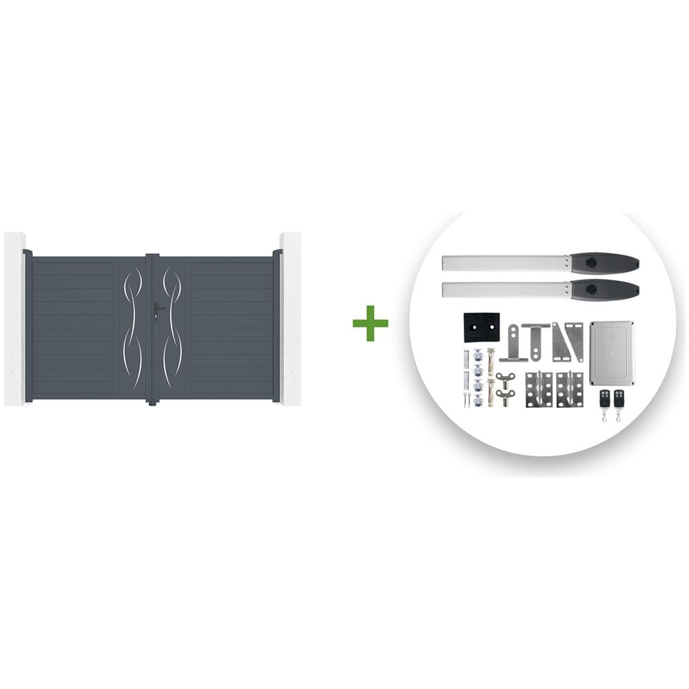 Pacchetto Cancello A Battente Elettrico Life 300b180 + Hicker B200 - Foto 1