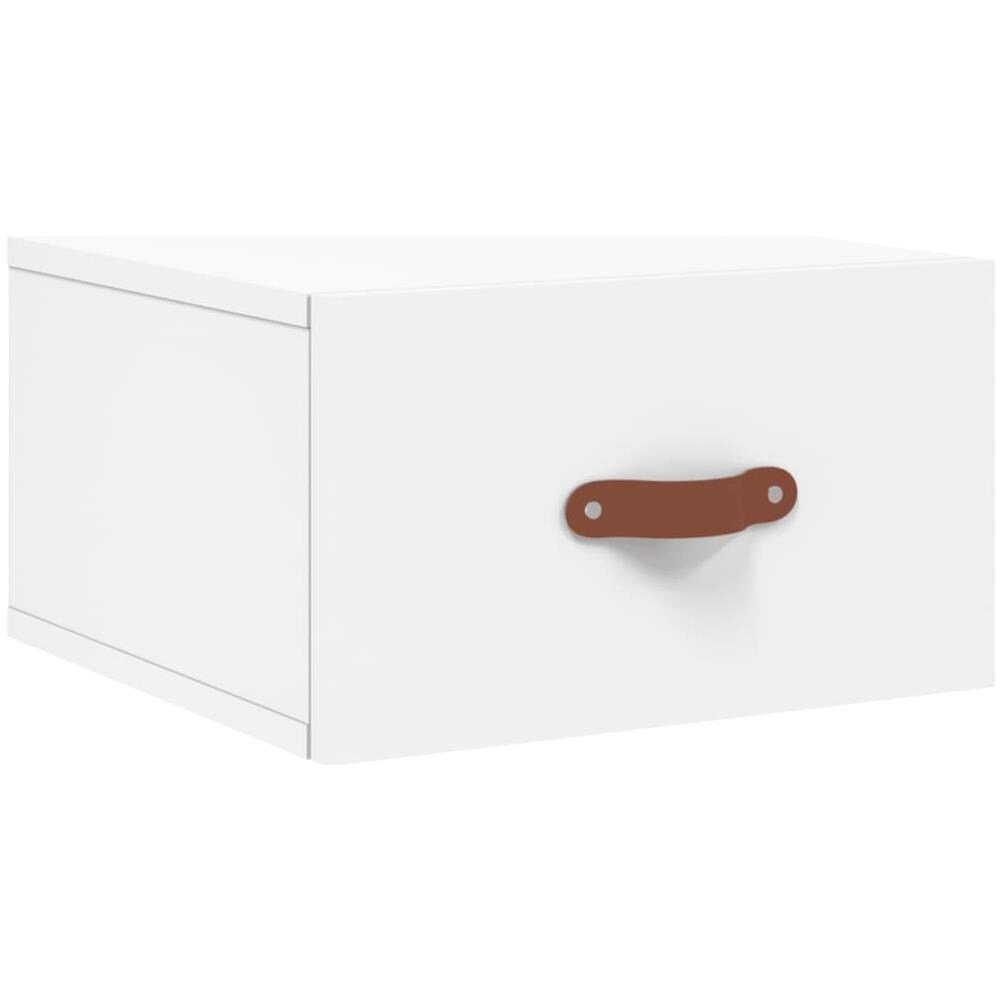 Comodino A Muro Bianco 35x35x20 Cm - Foto 2