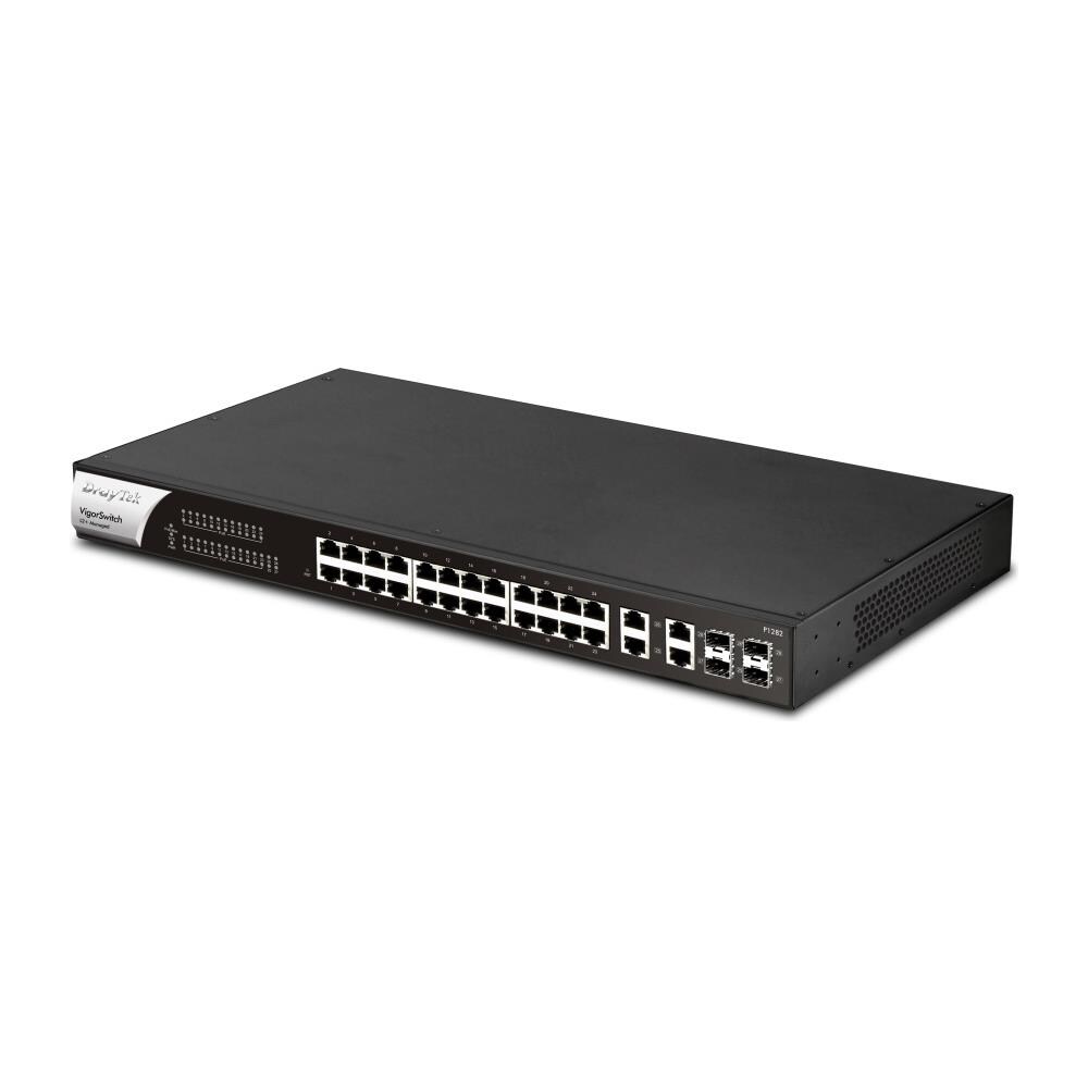 Switch di Rete Gestito P1282 Ethernet (10/100/1000) Supporto Power over Ethernet (PoE) 1U Colore Nero - Foto 3