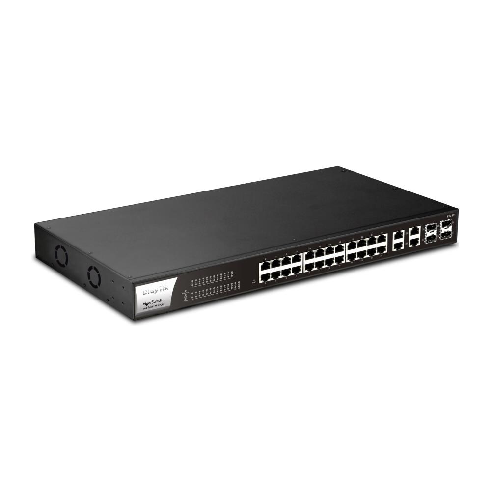 Switch di Rete Gestito P1282 Ethernet (10/100/1000) Supporto Power over Ethernet (PoE) 1U Colore Nero - Foto 2