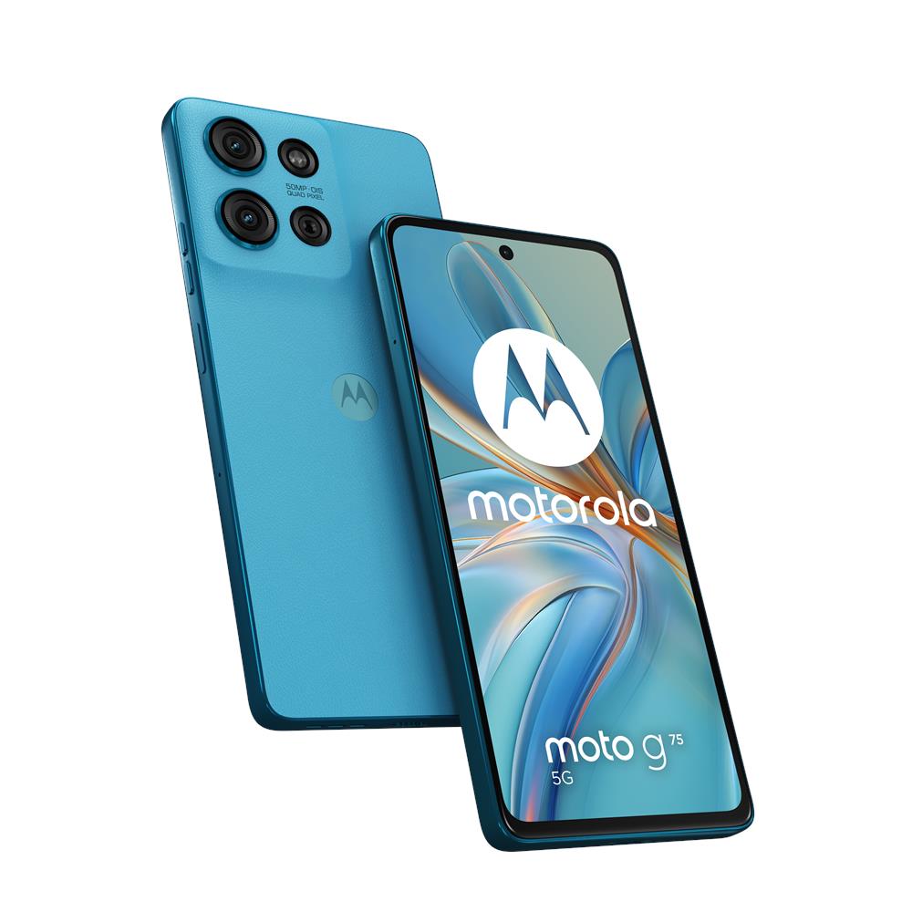 Moto G75 5G 256GB 8GB Ram Display 6.78" Dual SIM ibrida Android 14 USB tipo-C 5000 mAh Aqua Blue - Foto 1