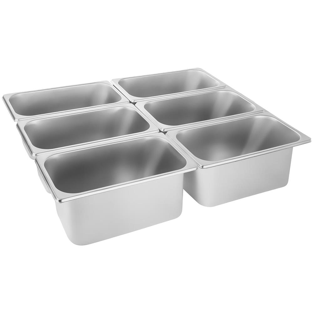 Bagnomaria Professionale - 2000 W - Gn 6 X 1/3 - Con Scarico - Foto 7