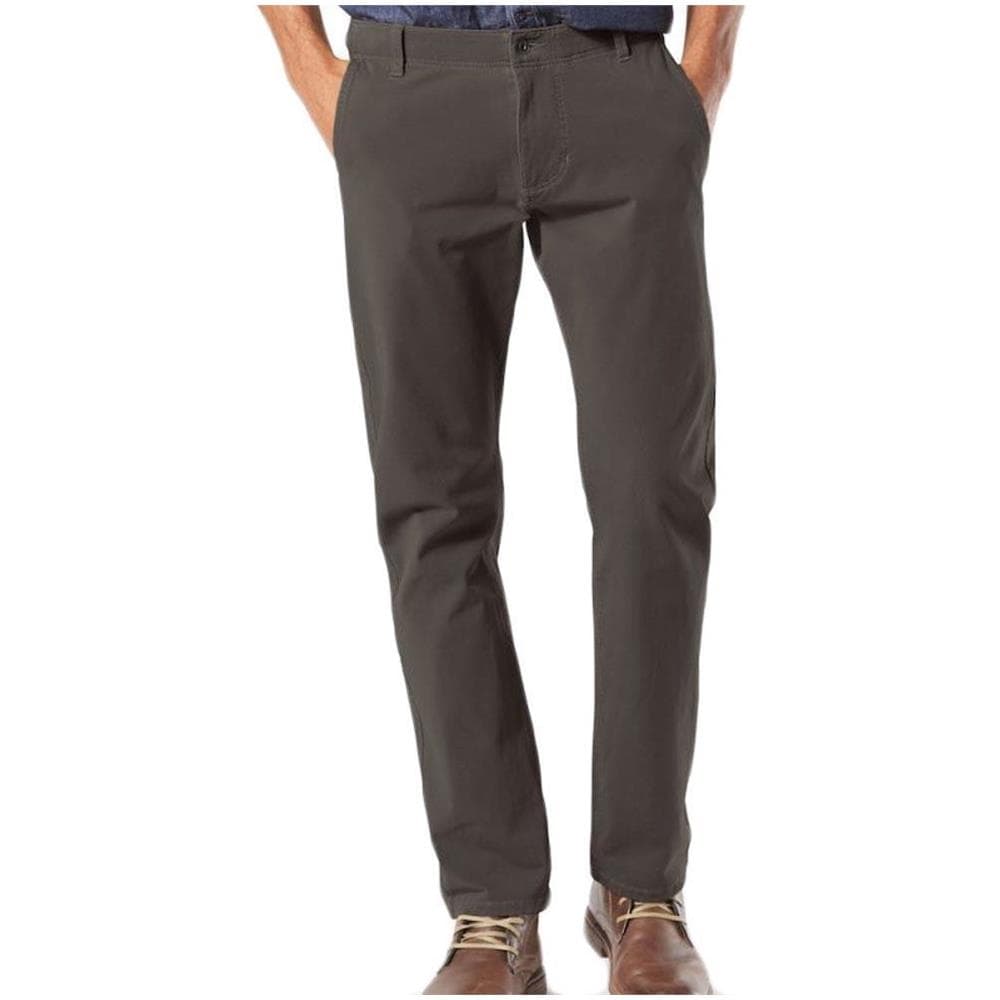Pantaloni Alpha Khaki Smart 360 Flex Slim Tapered L32 Abbigliamento Uomo W33-l32 - Foto 1