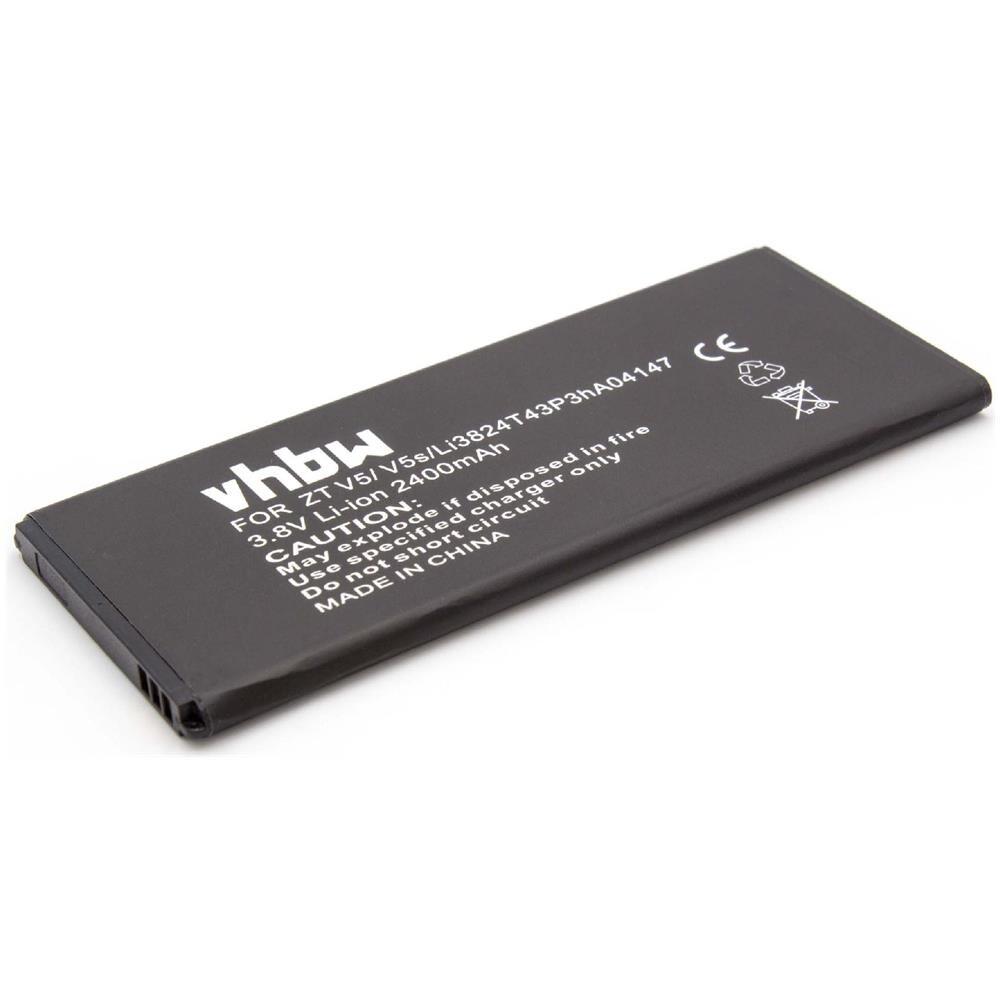 Batteria Vhbw 2400mah (3.8v) Per Smartphone Zte U9180, V5, V5s Come Li3824t43p3ha04147. - Foto 1