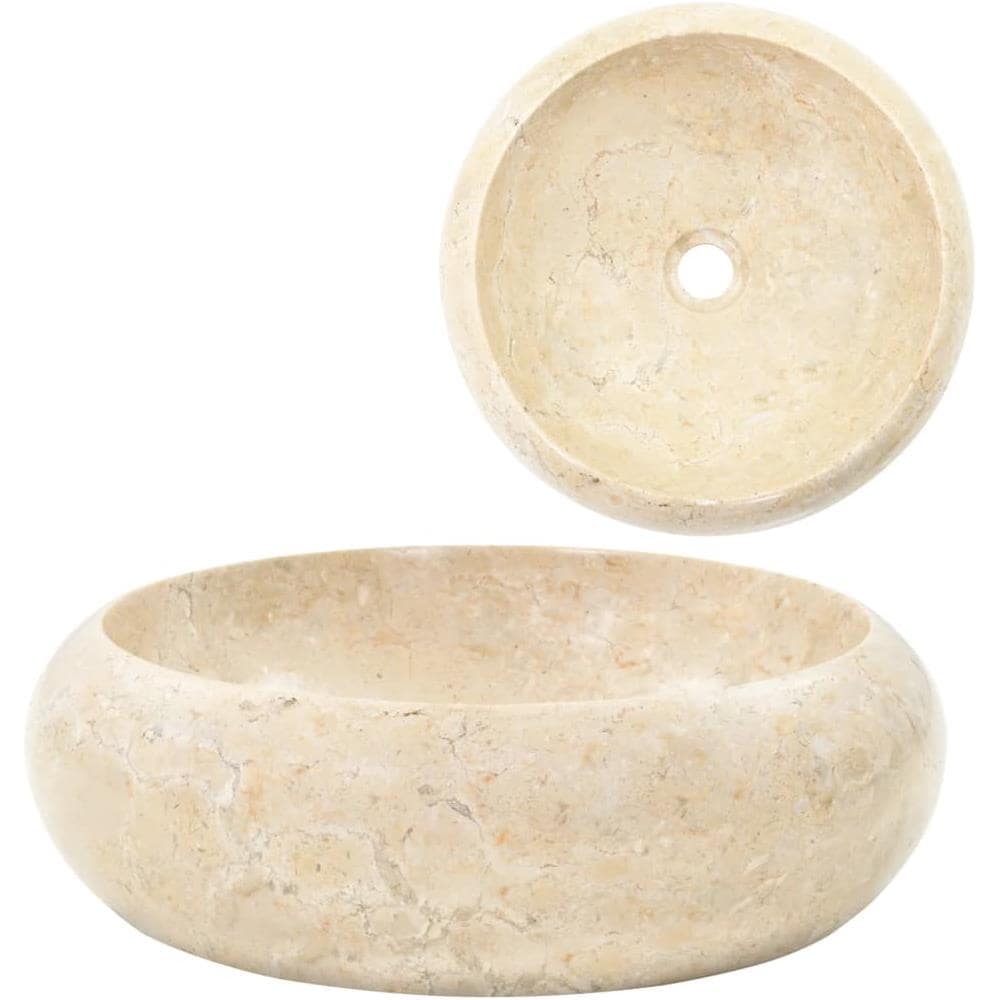 Lavandino 40x12 cm in Marmo Crema - Foto 1