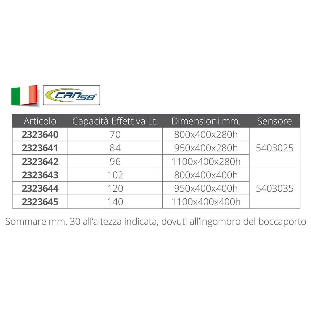 Serbatoio Carburante Grande Capacità Serbatoio Lt. 96 - Foto 2