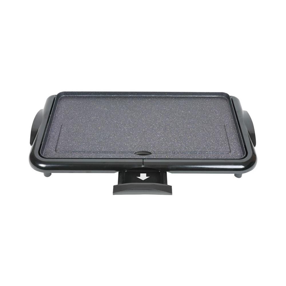 Ss-10340 - Piastra Elettrica O Raclette Con Rivestimento In Pietra. Ampia Area Di Cottura 26 X 46 Cm. Riscaldamento Rapido. Vassoio Estraibile. Per Tutti I Tipi Di Piatti Alla Piastra. - Foto 2