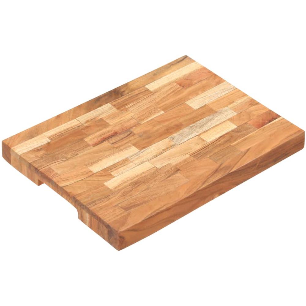 Tagliere 40x30x4 Cm In Legno Massello Di Acacia - Foto 8