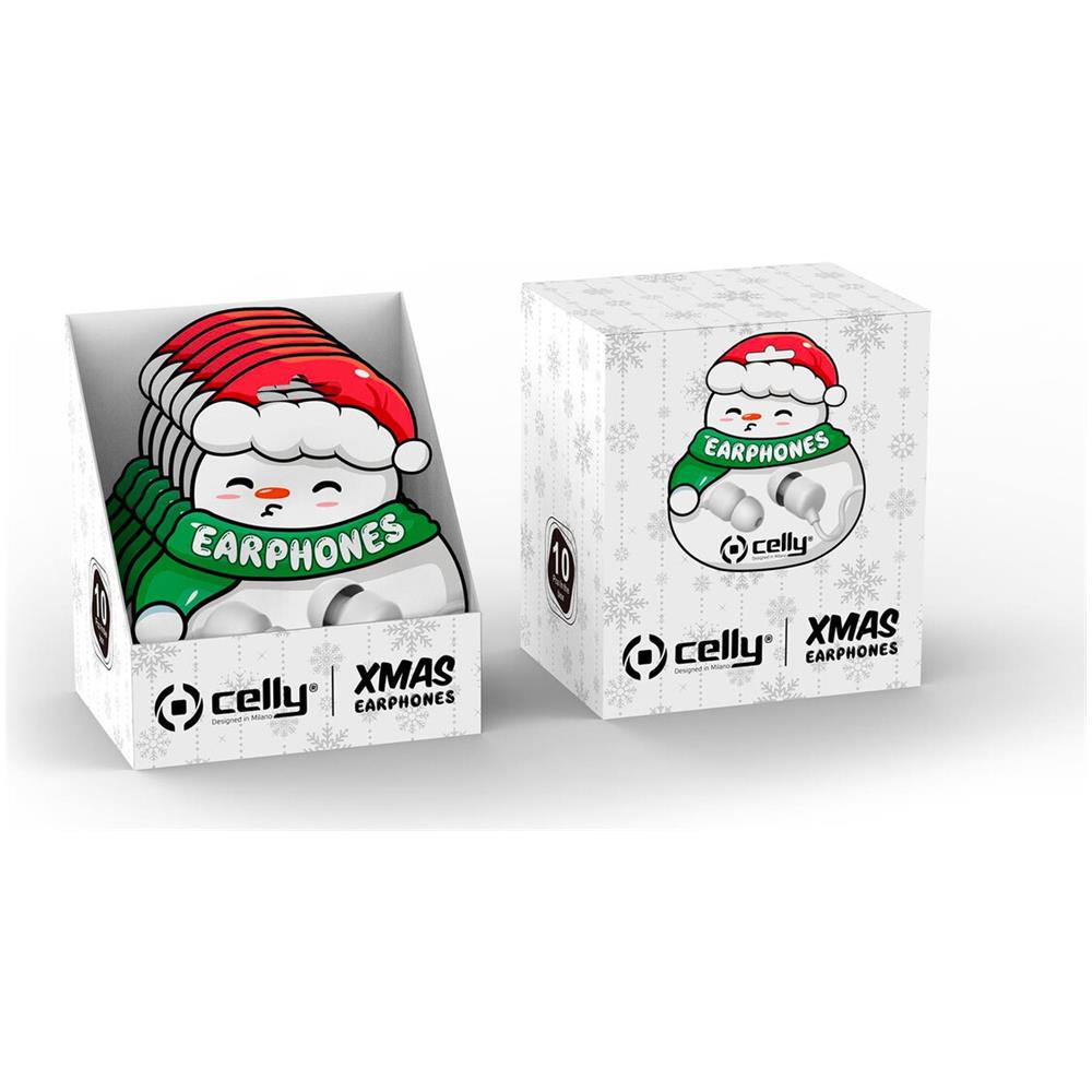 WIRED EARPHONE XMAS SNOW SHAPE - Foto 2