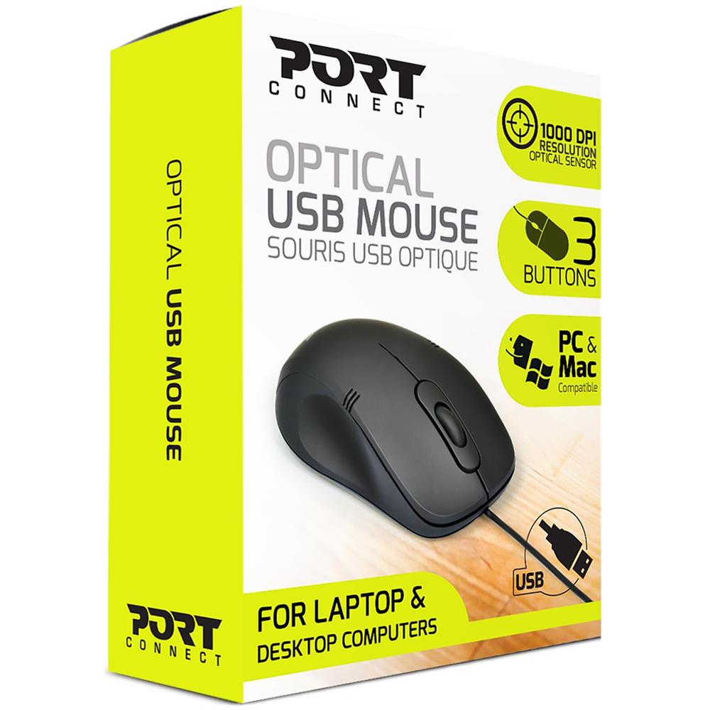 Pro Mouse 900400-p Nero, Mouse Ottico Usb - Foto 1