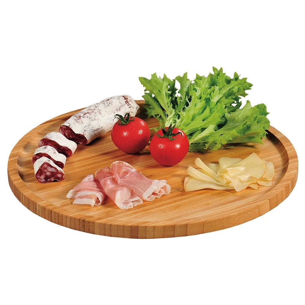 Piatto Su Pizza, Tavola Da Portata In Bambù - Foto 2