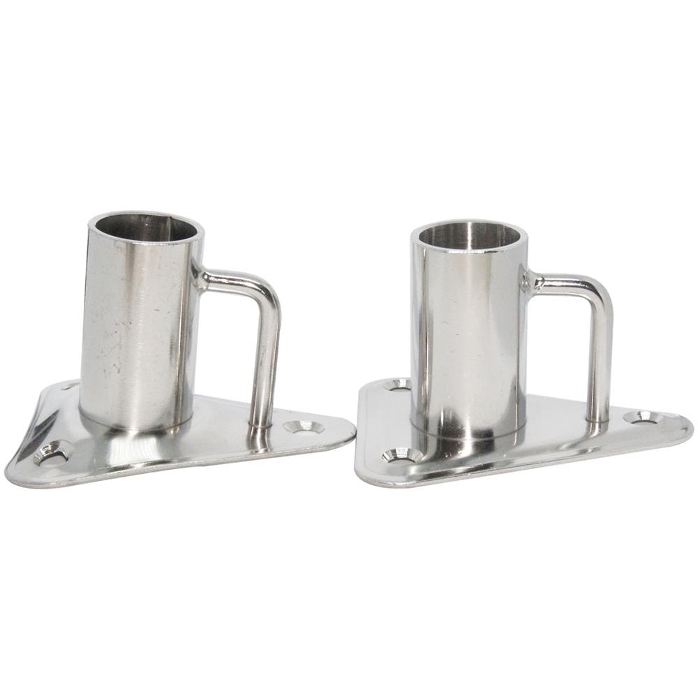 Raccordi Microfusi In Acciaio Inox Aisi 316 Lucidati A Specchio Per Candelieri Mm. 25, Dim. Base Mm. 76 X Altezza Mm. 89. Per Art. 2930045/60 - Foto 1