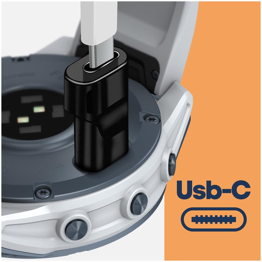 Adattatore Magnetico Per Caricatore Garmin Fenix 7, 6 E 5, Porta Usb-c, Nero - Foto 5