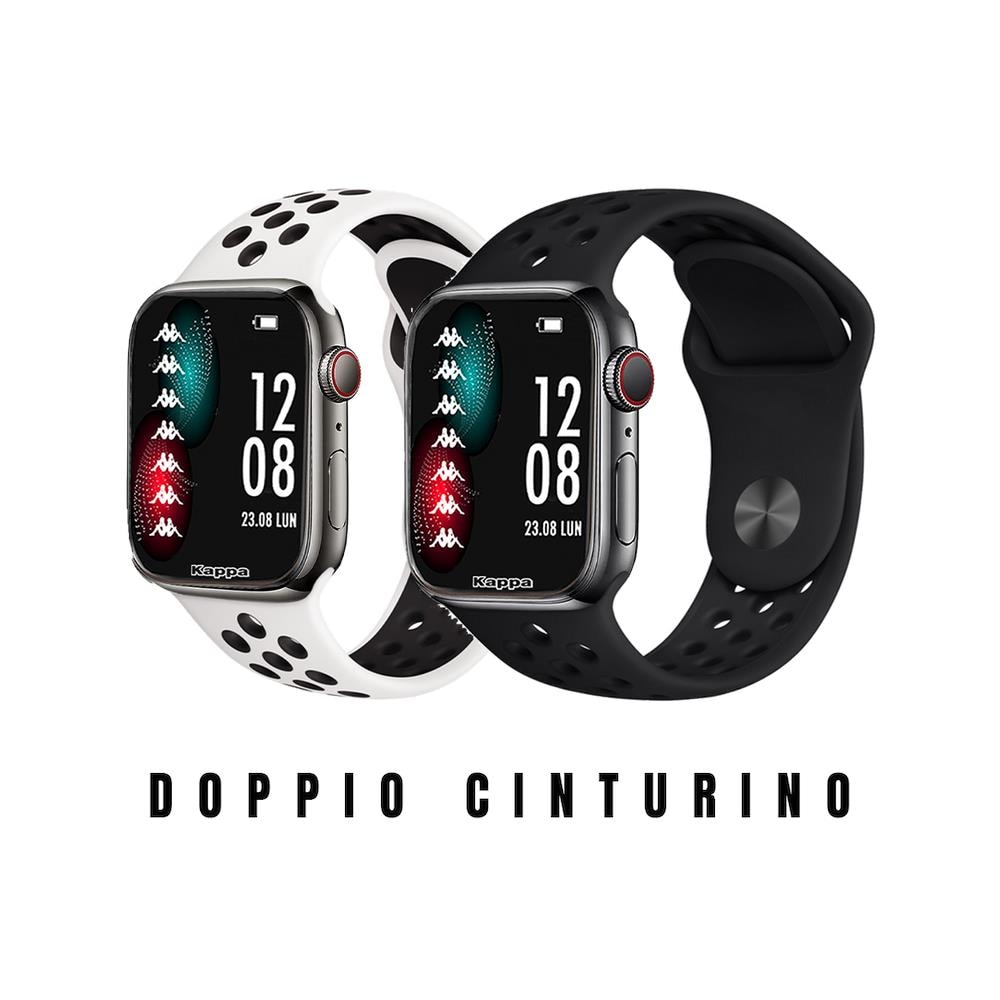 Smartwatch KW-P003 Impermeabile 3 ATM Display Touch con Bluetooth Cardiofrequenzimetro Nero Siderale - Italia - Foto 2