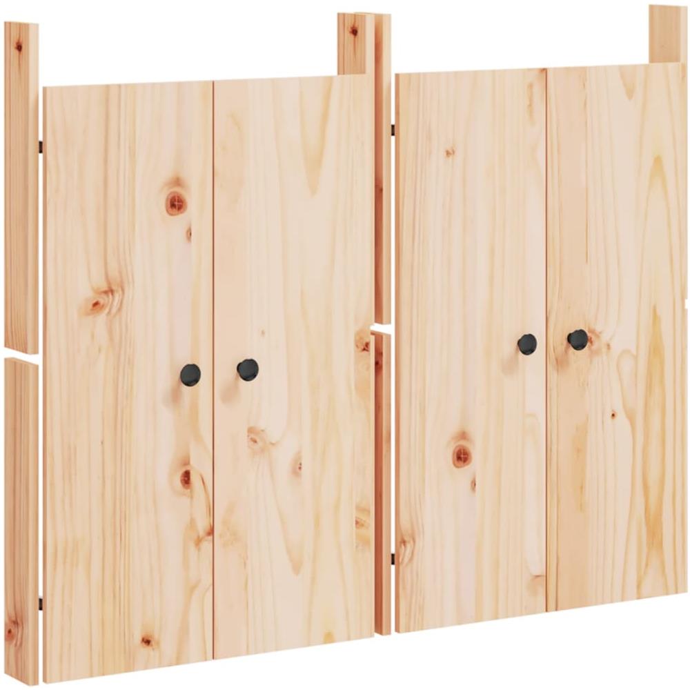 Ante Da Cucina Da Esterno 2pz 50x9x82 Cm Legno Massello Di Pino - Foto 2